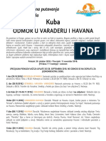 Kuba, Varadero I Havana, 29.10. 2018. Specijalna Ponuda, KT PDF