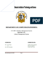Library Management System - Final Report