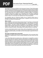 Discussion Paper - Municipal Bonds