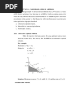 Some Exceptional Cases in Graphical Method