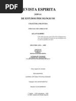 Revista Espírita. Ano II. Allan Kardec, 1859.