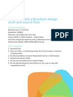 How To Submit A Brochure Design Draft and Source Files