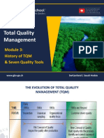 TQM - 601 Module 3 - History and Seven Tools of Quality