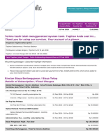 Terima Kasih Telah Menggunakan Layanan Kami. Tagihan Anda Saat Ini... Thank You For Using Our Services. Your Account at A Glance..