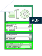 Press Fit Pressure Calculator