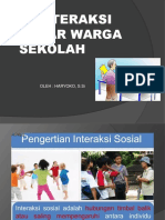 Interaksi Antar Warga Disekolah