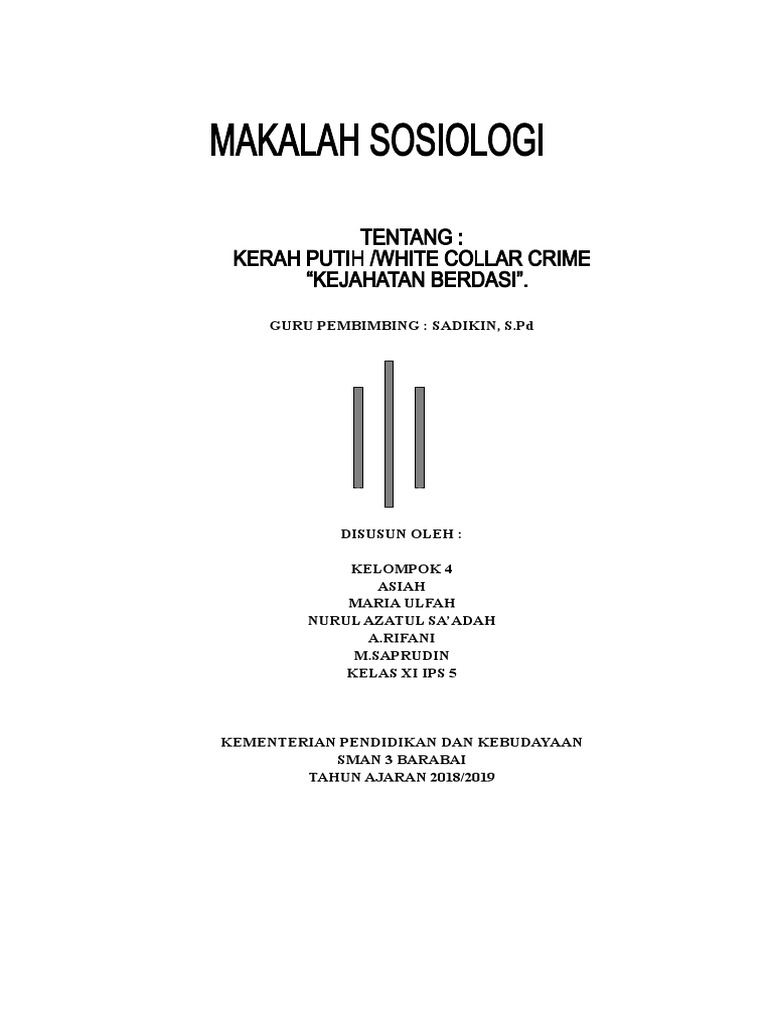 Makalah Kerah Putih