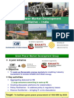 Green Power Market Development Initiative - India: An Initiative Supported by