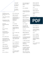 20 Easy-Moderate Logic Questions Tagalog | PDF