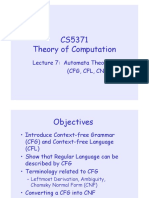 CS5371 Theory of Computation Lecture 7 Notes