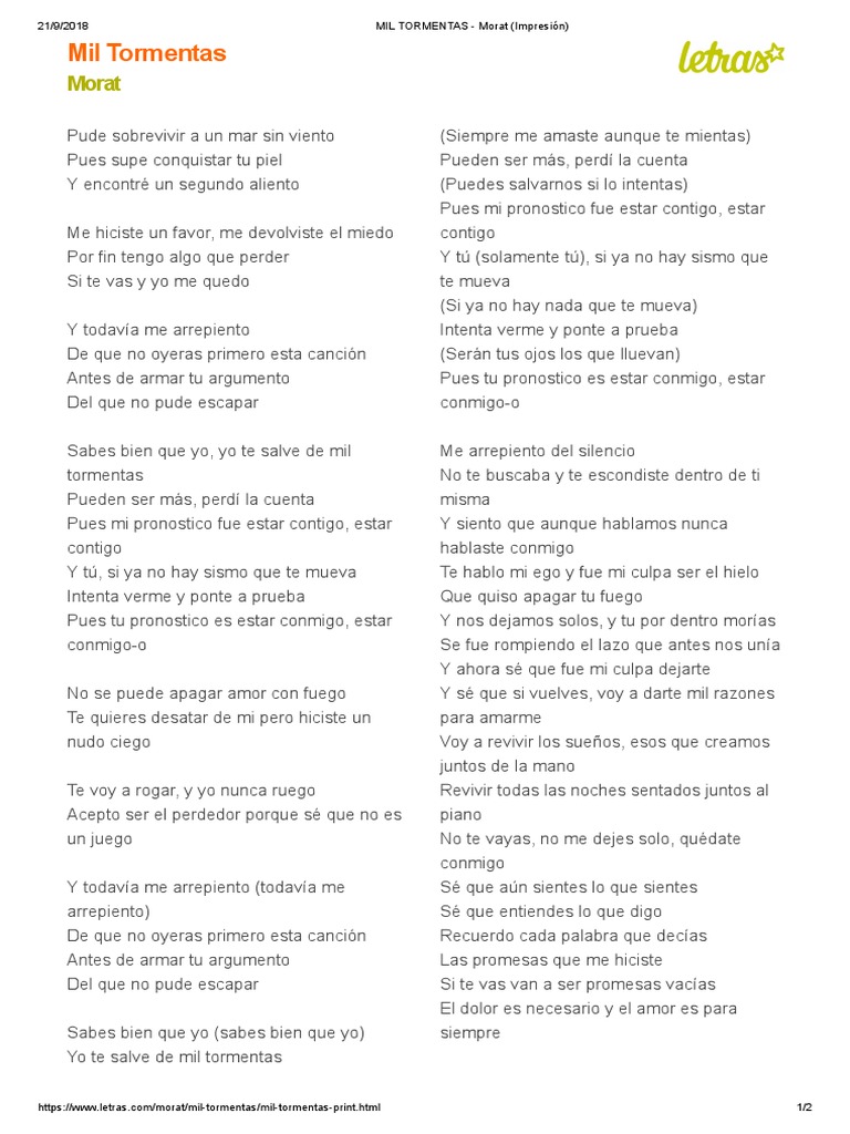 Letra de 