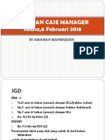 Laporan Case Manager 6 Februari