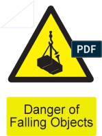 Danger of Falling Objects
