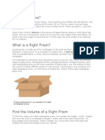 What Is Volume?: A Long Packing Box Is An Example of A Right Rectangular Prism