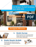 BERKUALITAS, Jasa Bangun Rumah Surabaya, 0822 9000 9990