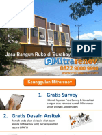 BERKUALITAS, Jasa Bangun Ruko Surabaya, 0822 9000 9990