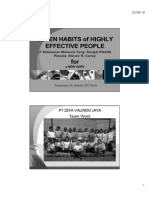 Seven Habit of Highly Effective People