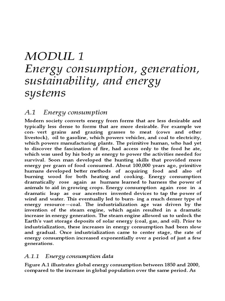 Energy Consumption and Production Trends | PDF | Electrical Grid ...