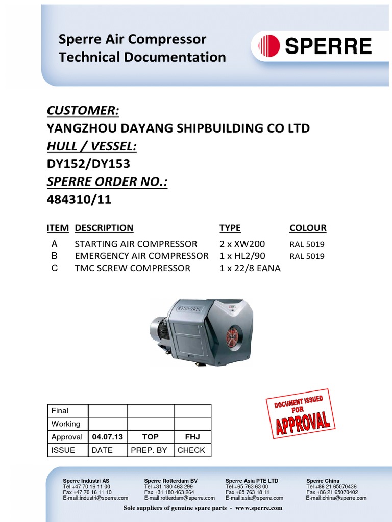 Bc63kb8a Dy152_153 Vendor Drawing n001 Air Compressors Sperre | Valve |  Menu (Computing)