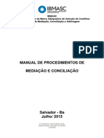 Manual de Procedimentos Conciliação e Mediação