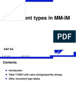 Movement Types in MM-IM: Sap Ag