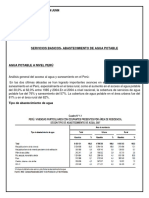 Agua Potable en La Region Junin