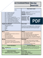 comprehensive science 2 accelerated honors syllabus