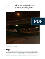 Adiós a Un Clásico_ Los Enigmáticos Mensajes Del Puente Juan B. Justo - LA NACION