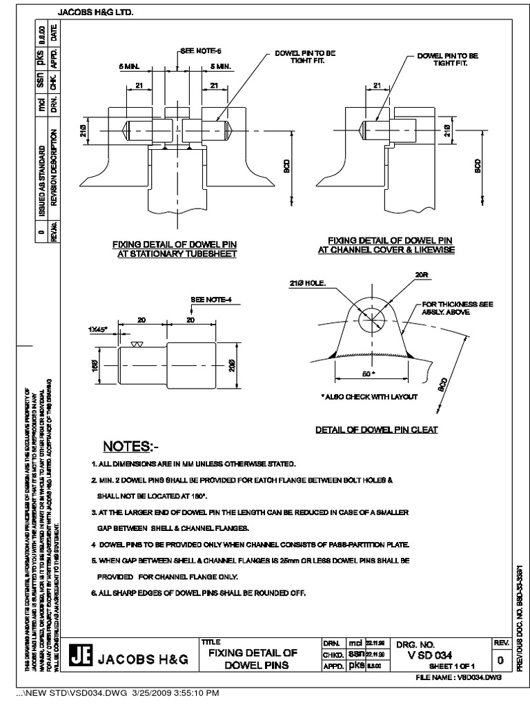 CAD Drawing VSD034 Details | PDF