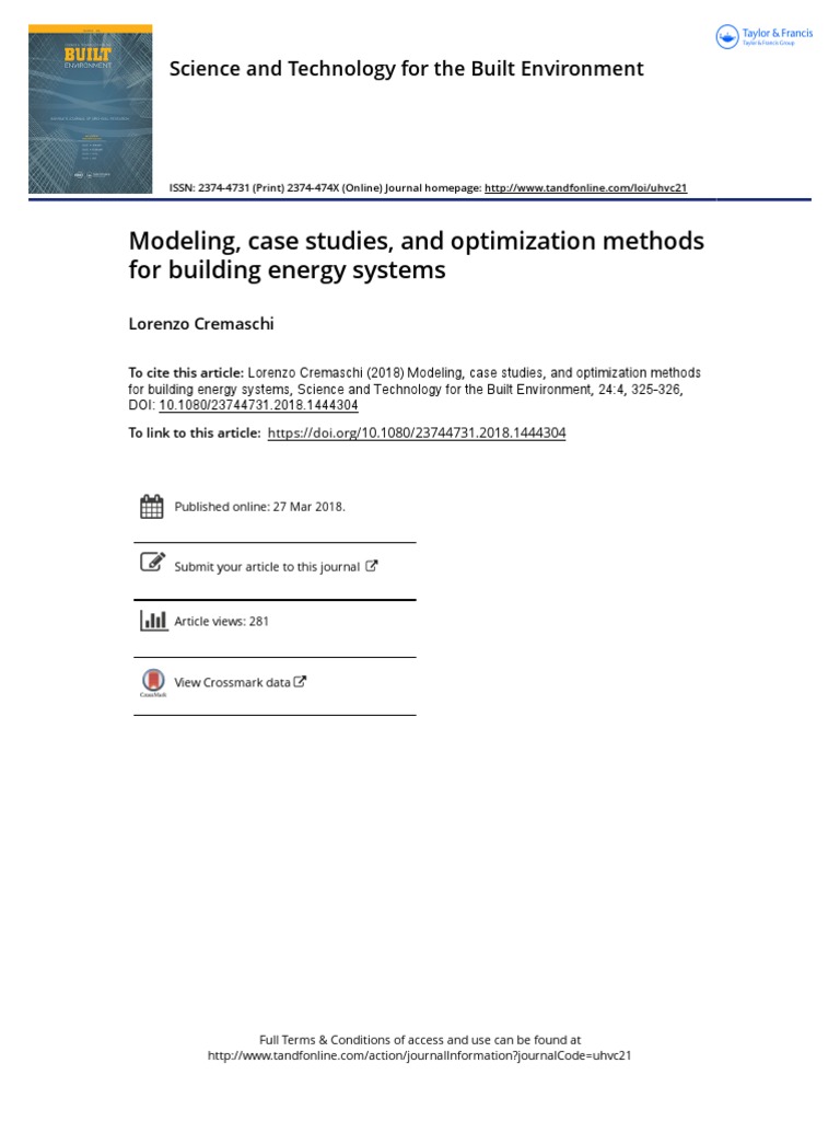 Building Energy Modeling For Owners and Managers | PDF | Hvac | Air ...