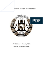 Afghanistan Bibliography 2010