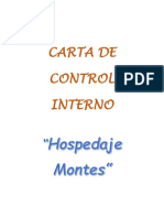 Carta de Control Interno