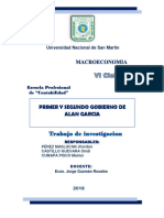 Gobierno de Alan Garcia Perez Macroeconomia