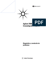 Agilent 7890A Cromatógrafo de Gases: Diagnóstico y Resolución de Problemas