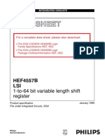 Data Sheet: HEF4557B LSI