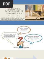 Slide 01 - As Principais Causas Das Dificuldades de Aprendizagem
