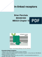 G-Protein-Linked Receptors: Brian Pierchala BIO402/502 MBOC4 Chapter 15