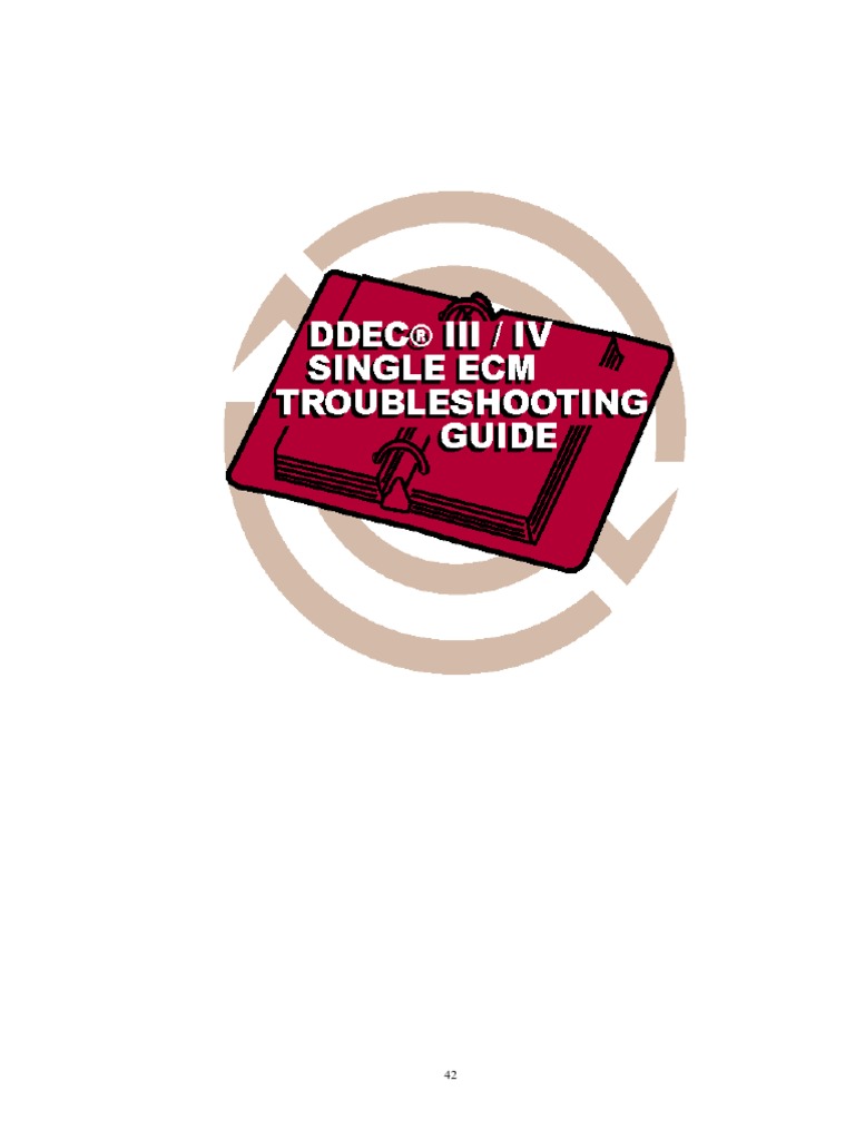 DDEC III - IV.pdf | Electrical Connector | Turbocharger