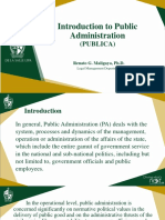 Introduction To Public Administration: (Publica)