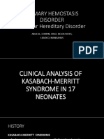 Primary Hemostais Disorder GROUP 1 MT401