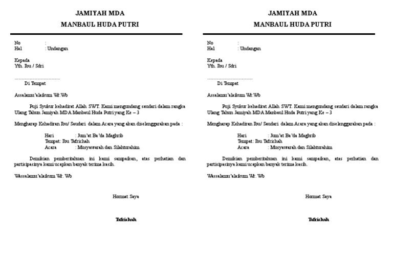 420 Koleksi Contoh Undangan Jamiyah Gratis Terbaru 420 Koleksi Contoh Undangan Jamiyah Gratis Terbaru
