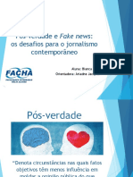 Fake News e pos verdade