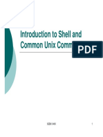 Intro Shell Common Unix 2022