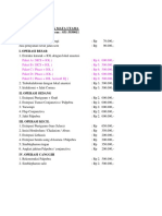 Daftar Tarif Klinik Mata Utama