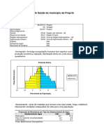 Indicadores de Saúde Do Município de Propriá