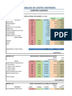 Analisis de Costos Unitarios