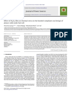 Effect of Al2O3 Film On Thermal Stress in The Bonded Compliant Seal Design of Planar Solid Oxide Fuel Cell