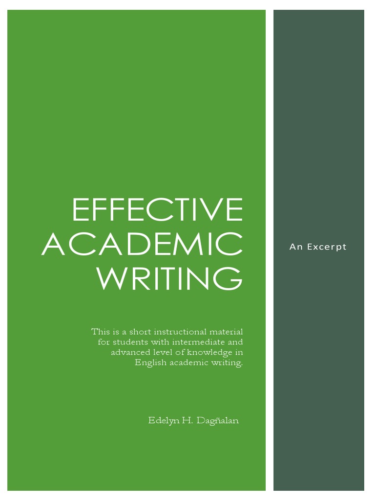 effective academic writing 3 the researched essay pdf