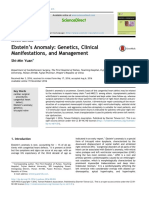 Ebstein's Anomaly: Genetics, Clinical Manifestations, and Management