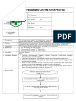 Sop Pembentukan Tim Interprofesi